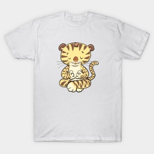 little tiger in rest and meditation T-Shirt